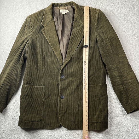 J Crew Oarsman Corduroy Blazer Men's Medium Brown Jacket Sport Coat Preppy - Picture 6 of 13